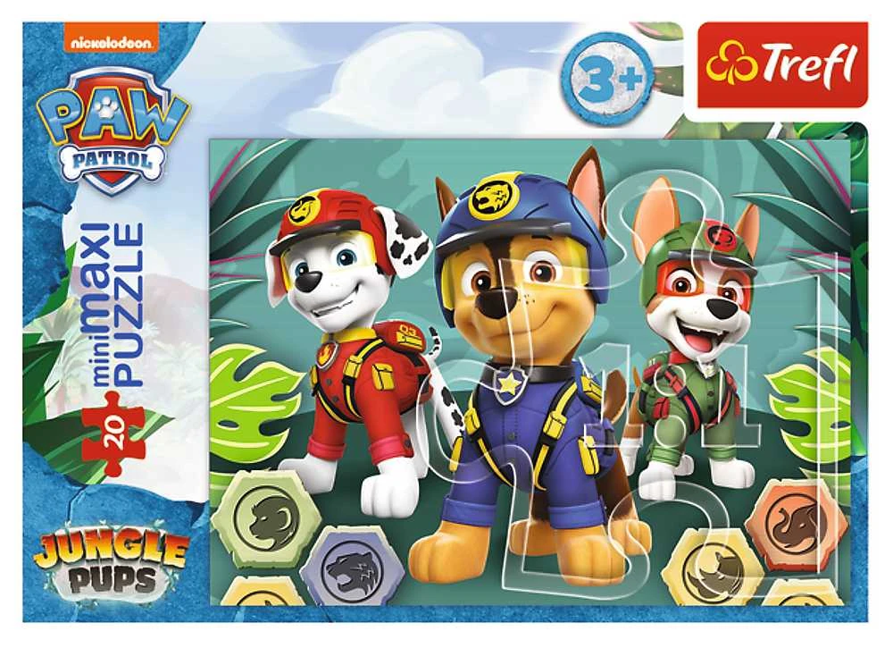 TREFL Mini Maxi dėlionė „Šuniukai-patruliai" 20 det.