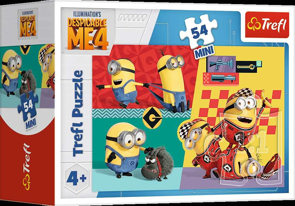 TREFL MINIONS mini dėlionė, 54 det.