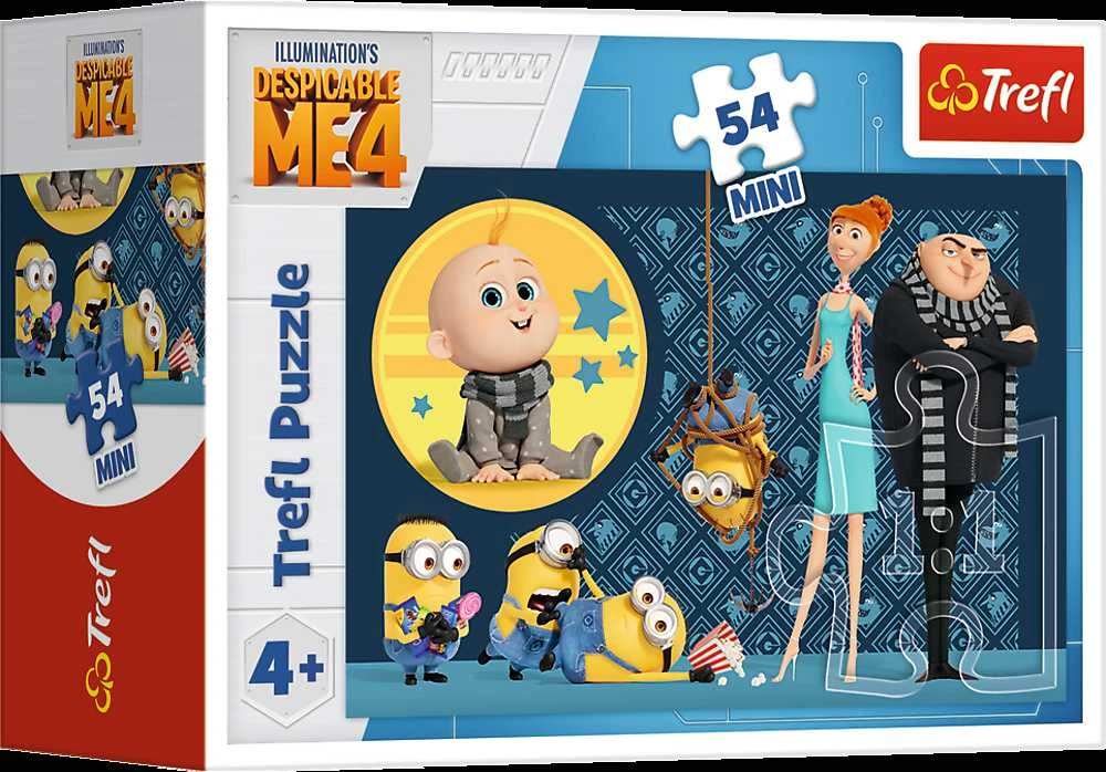 TREFL MINIONS mini dėlionė, 54 det.