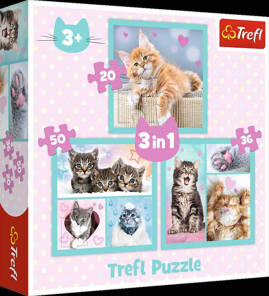 Trefl Dėlionė 106 vnt. - Kačiukai