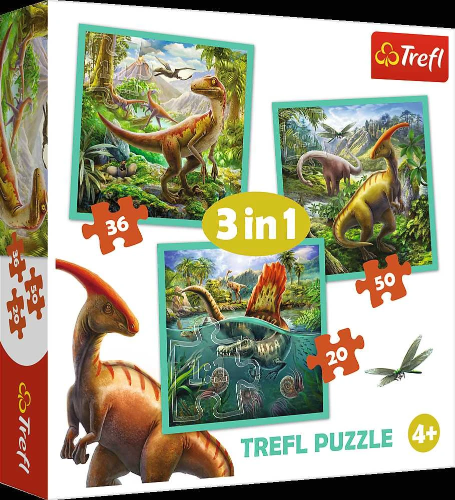 Trefl Dėlionė 106 vnt. - Dinozaurai