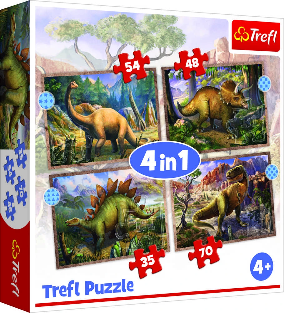 Trefl Dėlionė 207 vnt. - Dinozaurai
