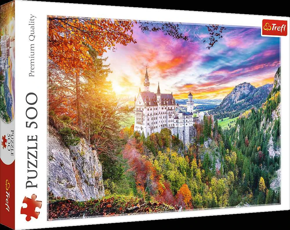 Trefl Dėlionė 500 vnt. - Noišvanšteino pilis (Neuschwanstein Castle) Vokietija