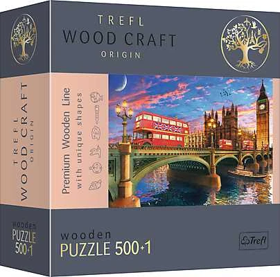Trefl Medinė dėlionė 500+1 vnt. - Londonas