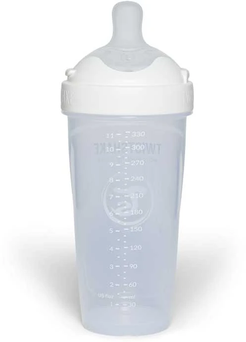 Twistshake buteliukas antikolikinis Pro Double 330ml baltas 79043