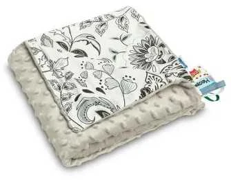 Sensillo Minky pledukas 75x100 cm., Pilka