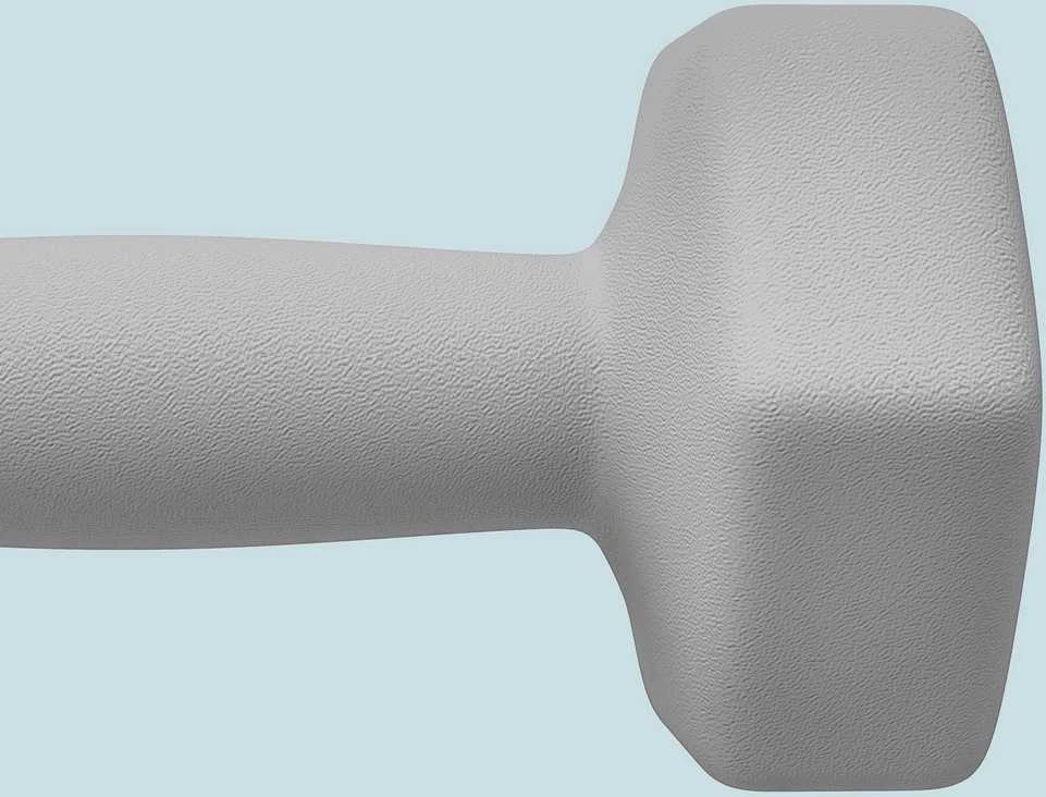 SPORTNOW 2 x 6kg hantelių rinkinys, šešiakampis dizainas, grindims saugus, neslystantis, pilkas