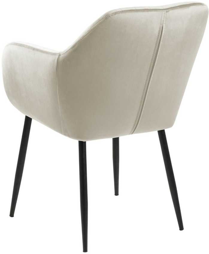 Actona Kėdė Emilia Velvet smėlio /juoda