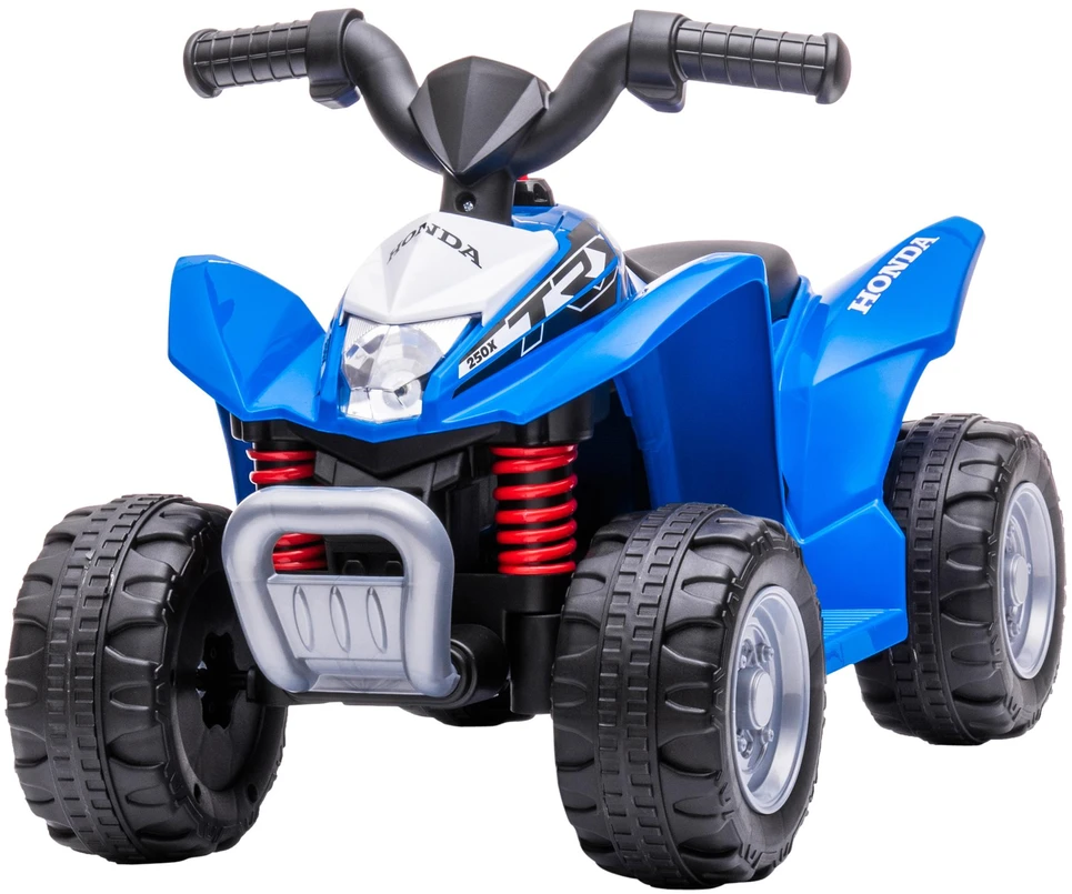 AIYAPLAY elektrinis keturratis, mini keturratis, elektrinis ATV vaikams, vaikiškas keturratis su LED šviesomis ir garsiniu signalu, vaikiškas motociklas, transporto priemonė vaikams, elektrinis automobilis vaikams nuo 18 mėnesių, metalinis, mėlynas, 65,5 x 38,5 x 43,5 cm