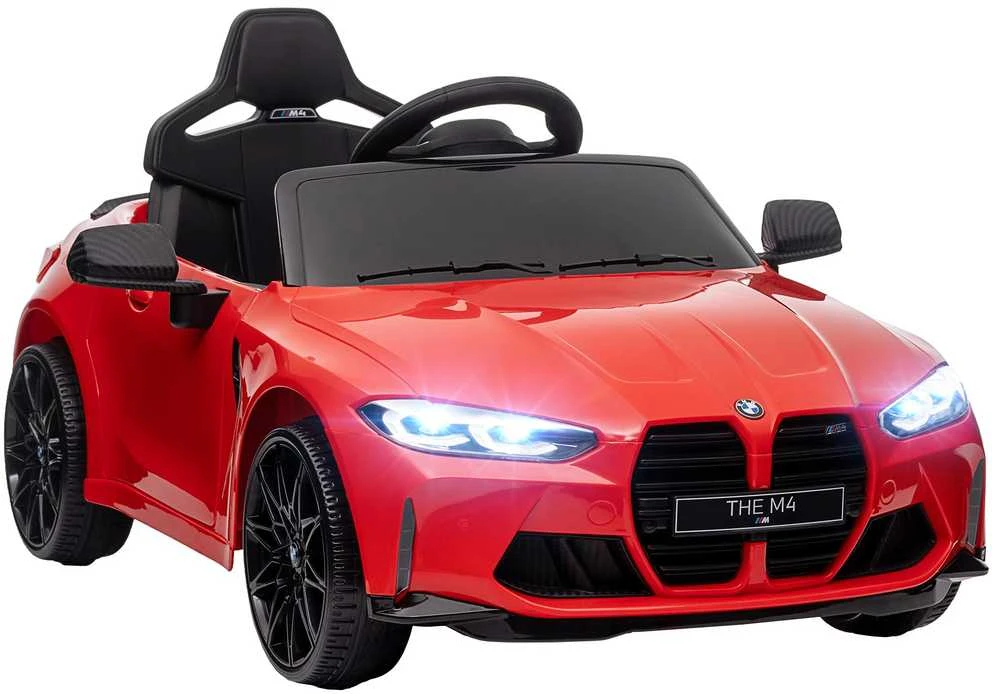 AIYAPLAY vaikiškas elektromobilis 12V su 2,4G nuotolinio valdymo pulteliu, pakaba, MP3, USB, LED žibintais, garsiniu signalu, 3–5 metų vaikams | Aosom