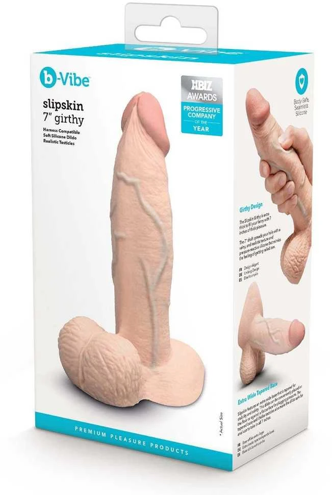b-Vibe Slipskin 7" Girthy Crea