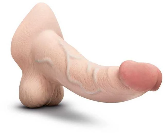 b-Vibe Slipskin 9" lenktas kremas