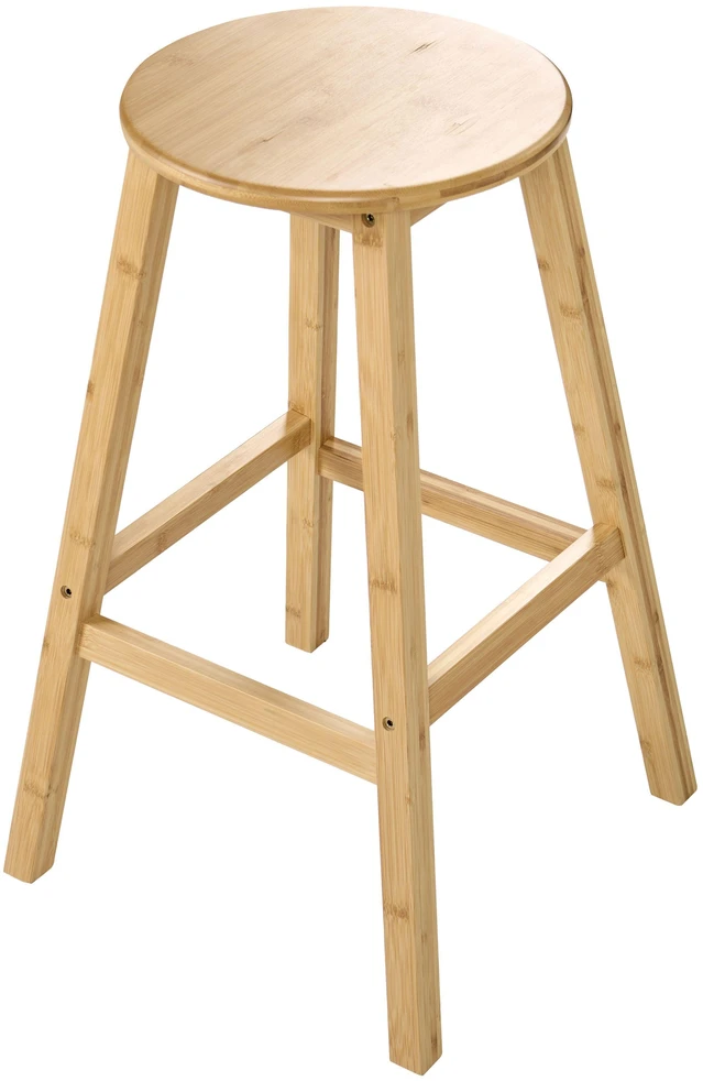 Beliani 2 baro kėdžių komplektas ANCELLE iš bambuko, šviesiai rudos