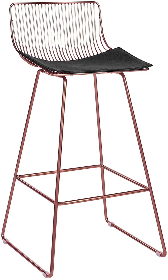 Beliani 2 baro kėdžių komplektas FREDONIA, metalas, rožinis auksas