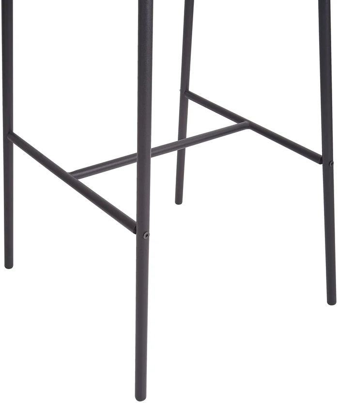 Beliani 2 baro kėdžių komplektas KIANA dirbtinė oda rudas