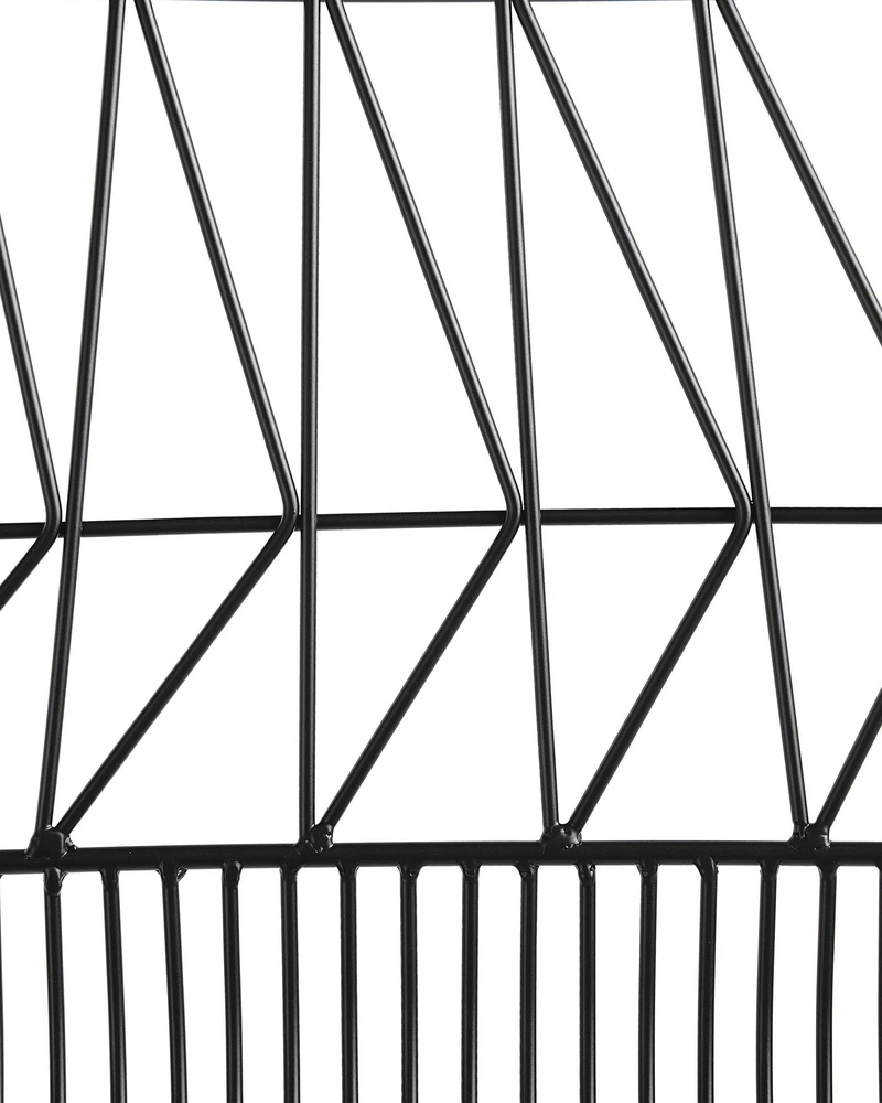 Beliani 2 baro kėdžių komplektas PRESTON metalinis juodas