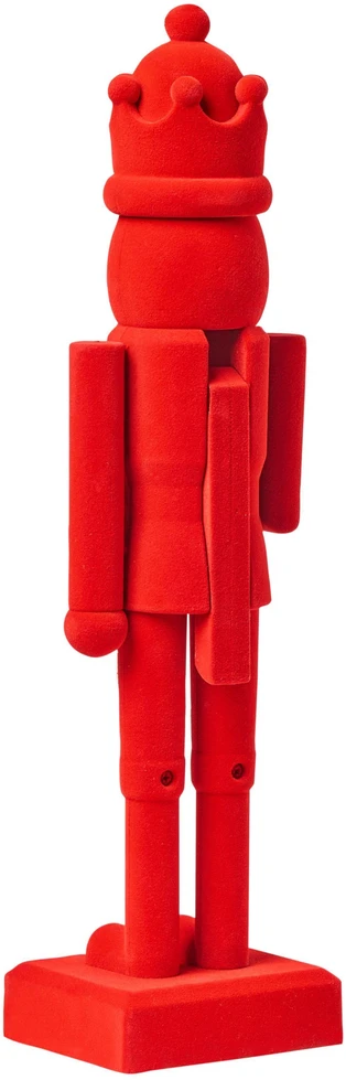 Beliani 2 dekoracinių figūrėlių rinkinys FLATEY Riešutų gliaudytojas, 40 cm, raudonas