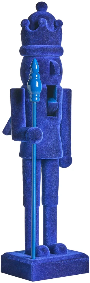 Beliani 2 dekoratyvinių figūrėlių rinkinys FLATEY Spragtukas 40 cm, mėlynas