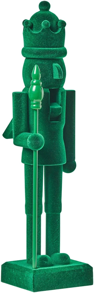 Beliani 2 dekoratyvinių figūrėlių rinkinys FLATEY Spragtukas 40 cm, žalias