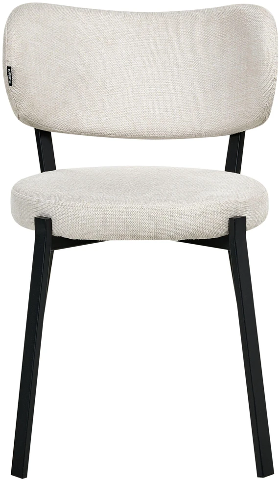 Beliani 2 kėdžių komplektas BRONTE šviesiai smėlio spalvos