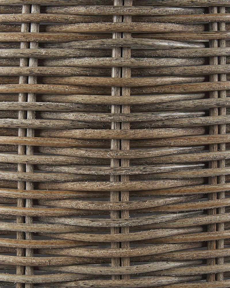 Beliani 2 krepšių gėlėms rinkinys BITOLA 40/48 cm, rudas, technoratanas