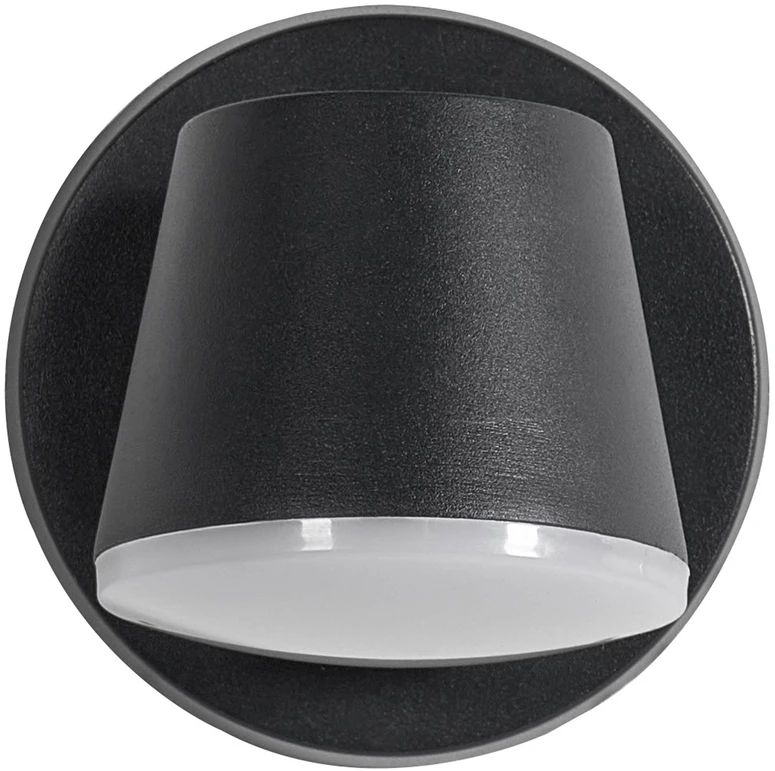 Beliani 2 LED lauko sieninių šviestuvų rinkinys SALAS, juodas