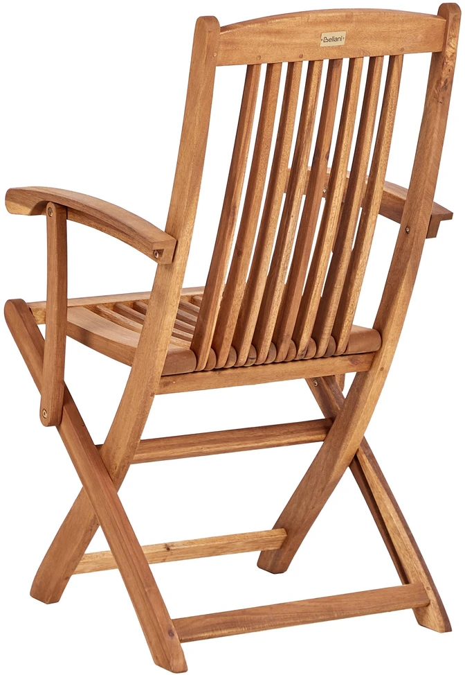 Beliani 2 sodo kėdžių komplektas MAUI II, akacijos mediena, pilka