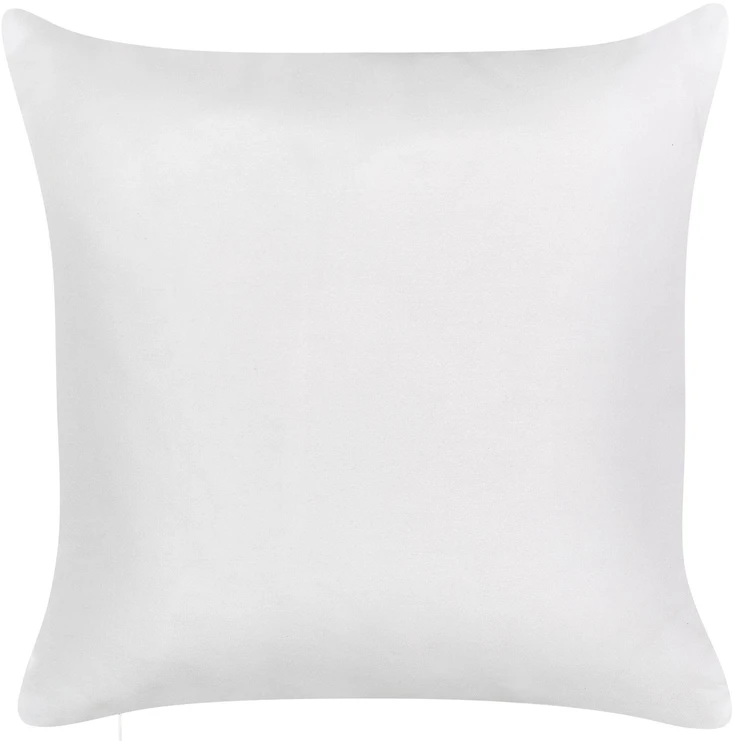 Beliani 2 sodo pagalvėlių rinkinys CALDERINA su augalų raštu 45 x 45 cm žalias
