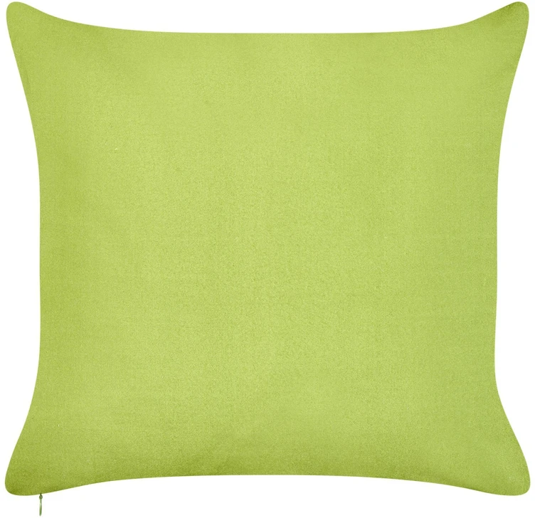 Beliani 2 sodo pagalvėlių rinkinys SEASIDE su augalų raštu 45 x 45 cm žalias