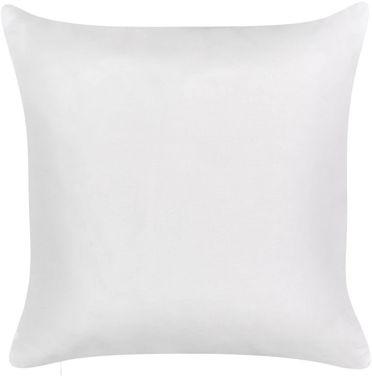 Beliani 2 sodo pagalvėlių rinkinys TORBORA augalų raštas 45 x 45 cm baltas mėlynas