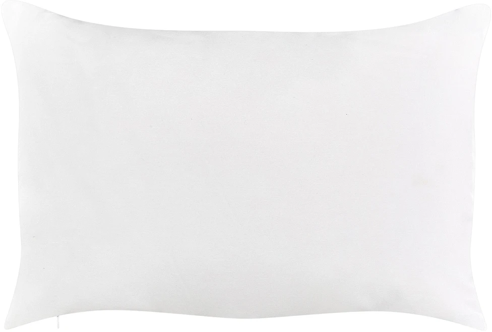 Beliani 2 sodo pagalvėlių rinkinys VALLORIA Gėlių raštas 40 x 60 cm Mėlynas