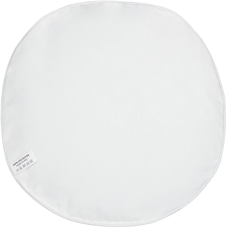 Beliani 2 sodo pagalvėlių rinkinys VIOZENE Augalinis raštas 40 x 40 cm Baltas