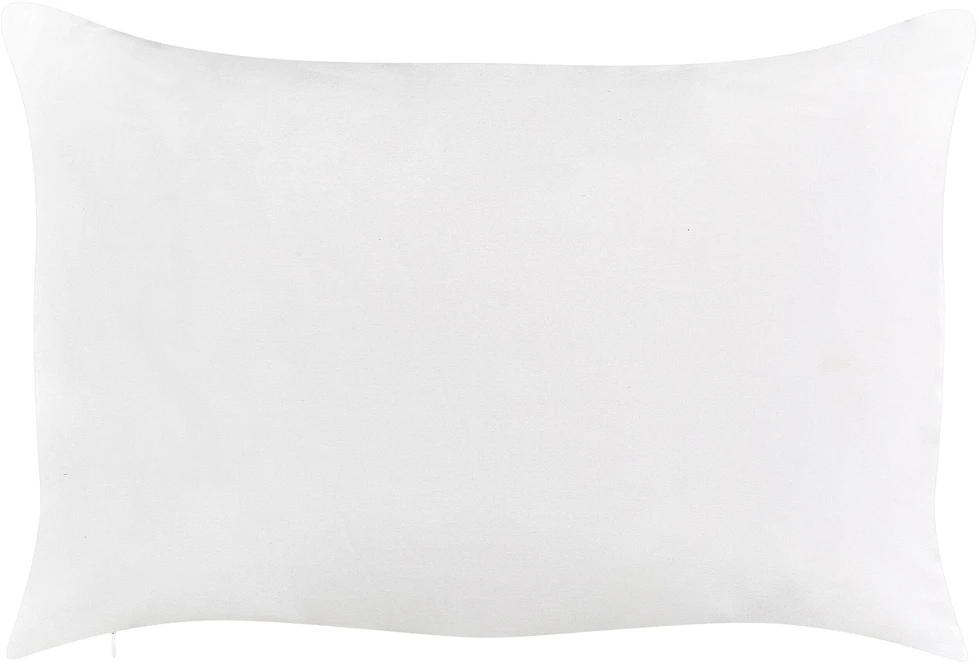 Beliani 2 sodo pagalvių komplektas CAMPEI abstraktus raštas 40 x 60 cm rožinis