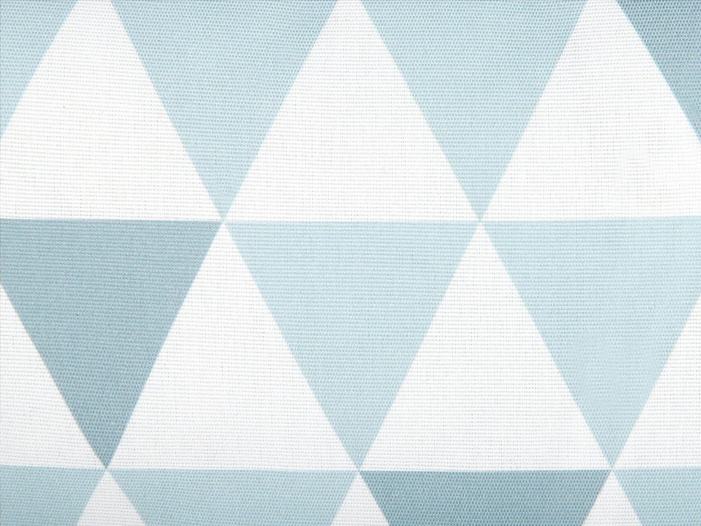 Beliani 2 sodo pagalvių rinkinys TRIFOS Geometrinis raštas 40 x 70 cm Mėlynas