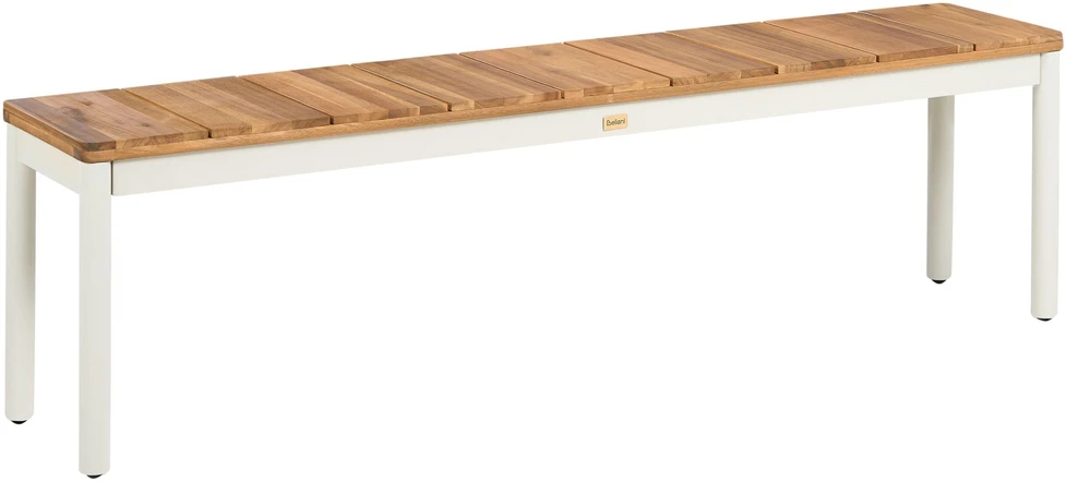 Beliani 2 sodo suolelių komplektas GIOVINAZZO, 163 cm, akacijos mediena, rudas