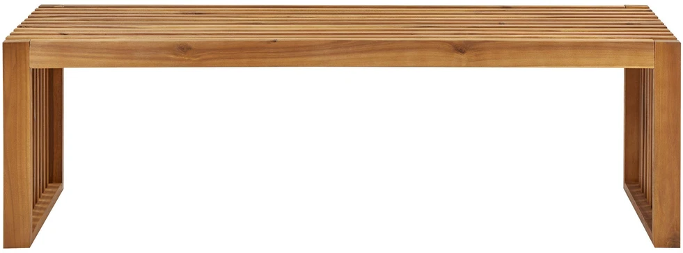 Beliani 2 sodo suoliukų rinkinys SULZANO 150 cm akacijos mediena, rudas