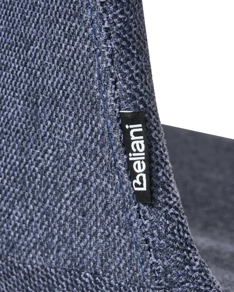 Beliani 2 valgomojo kėdžių komplektas DAKOTA II tamsiai mėlynos spalvos