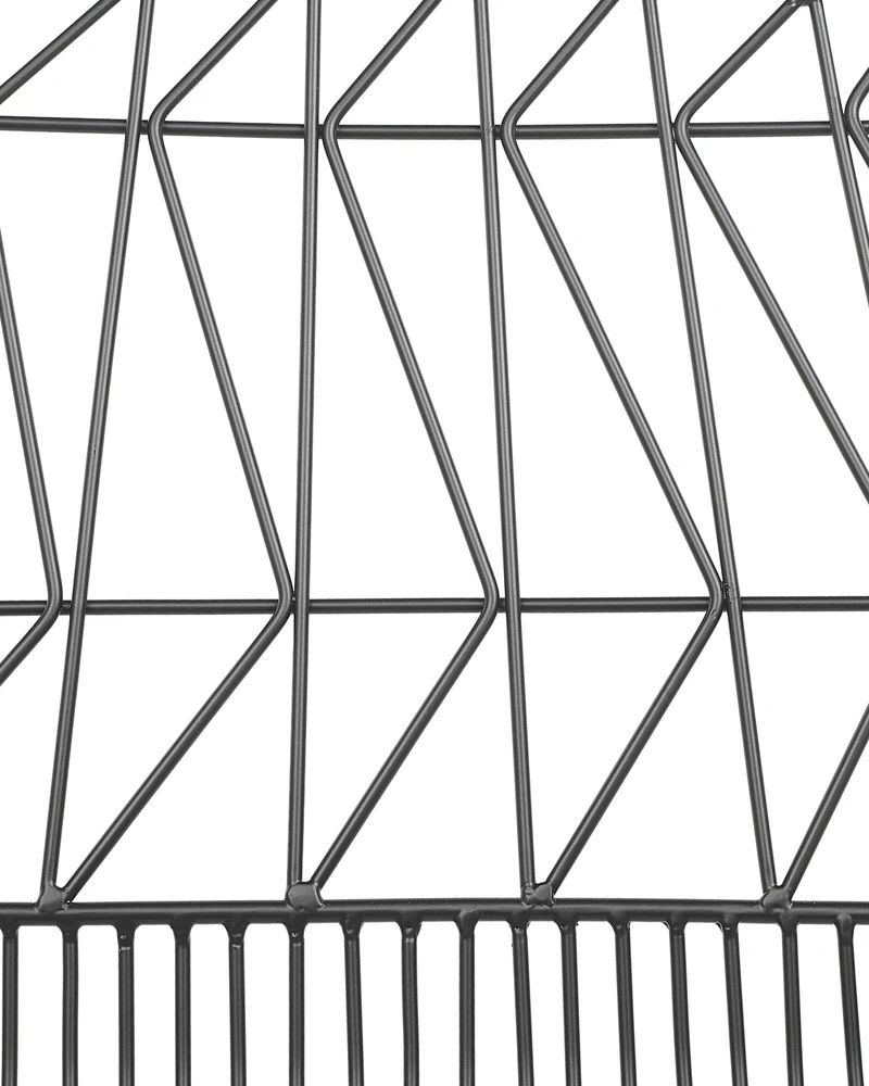 Beliani 2 valgomojo kėdžių rinkinys HARLAN, metalinis, juodas