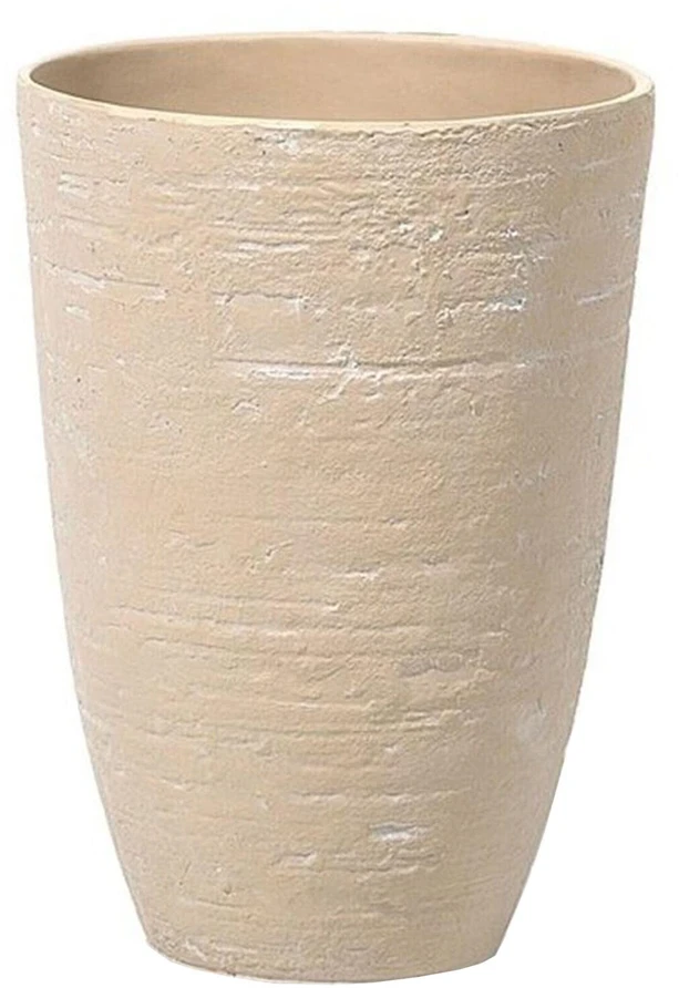 Beliani 2 vazonų rinkinys CAMIA 35 cm smėlio spalvos