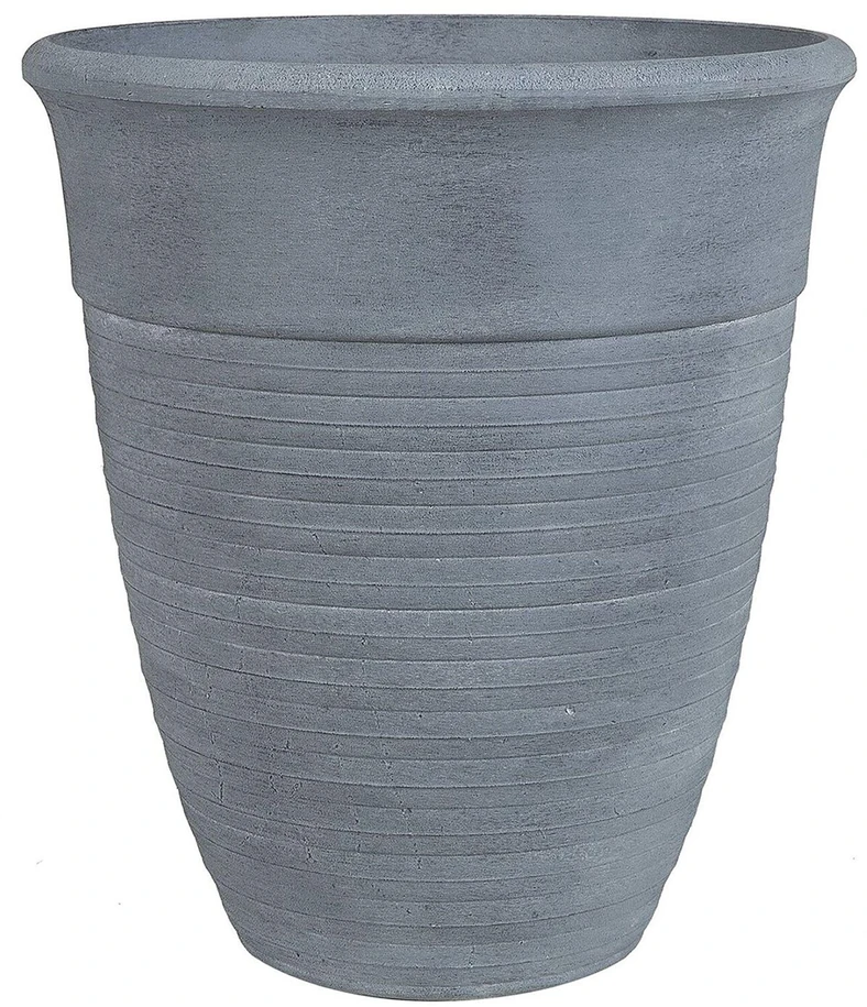 Beliani 2 vazonų rinkinys KATALIMA 43 cm Pilkas