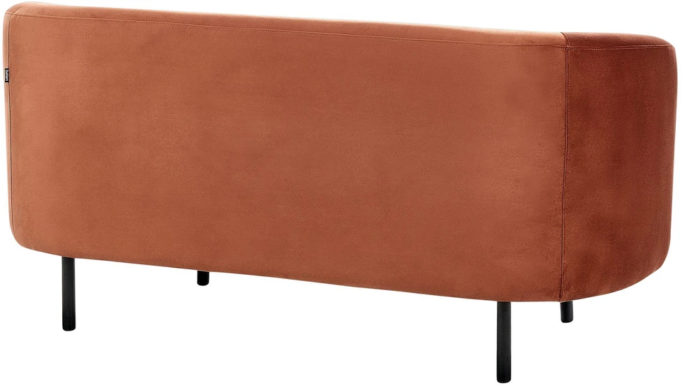 Beliani 2-vietė sofa LOEN, veliūras, oranžinė
