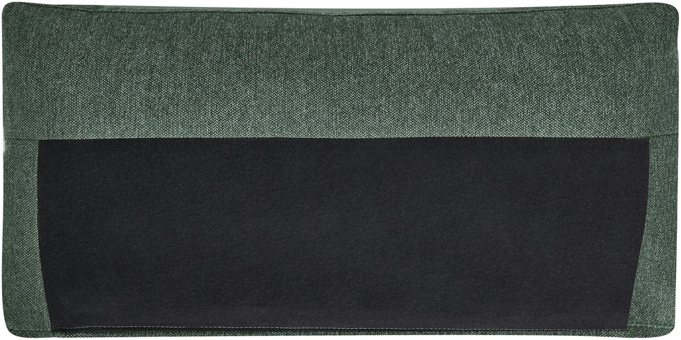 Beliani 2 vietų kampinė sofa BREDA tamsiai žalia kairinė