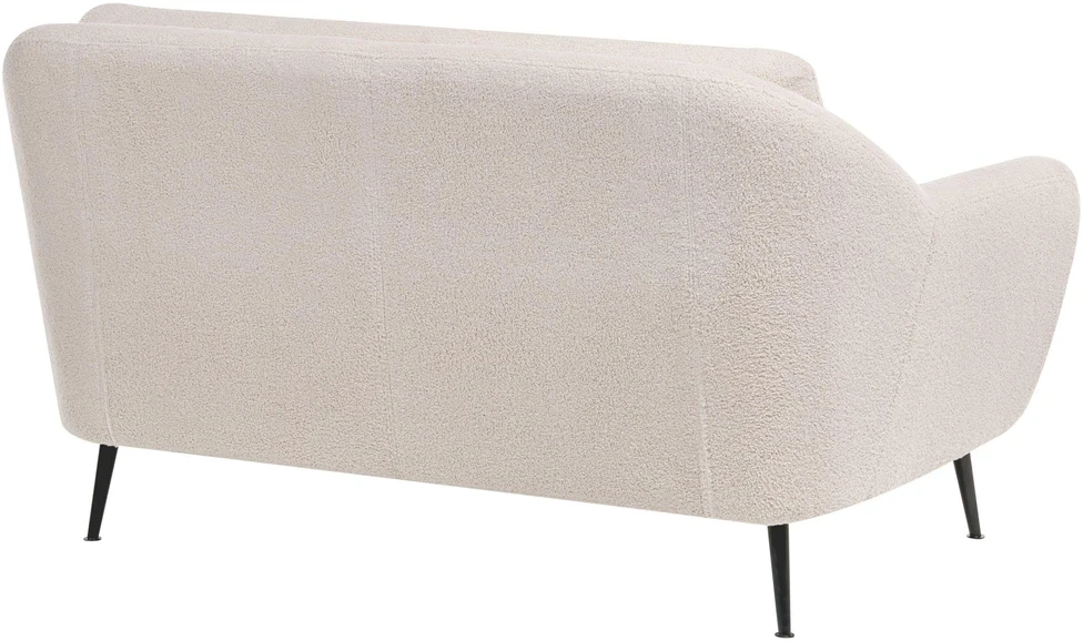 Beliani 2 vietų sofa EIBY Boucle smėlio spalvos