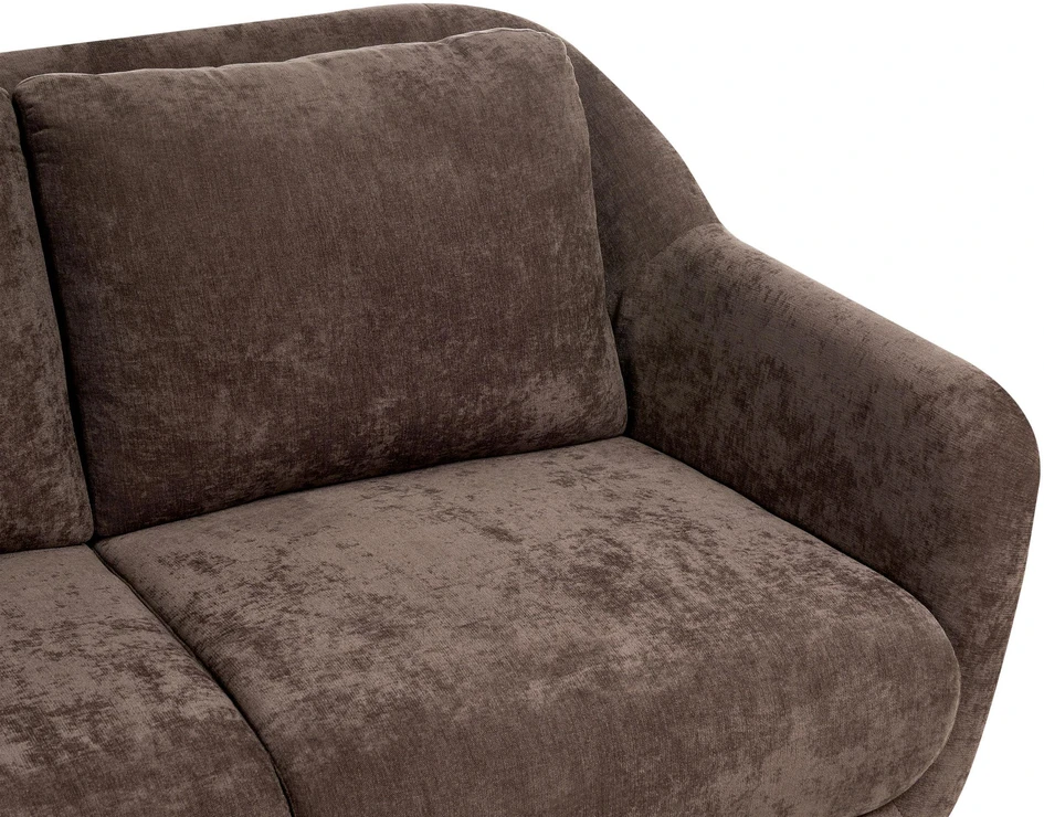Beliani 2 vietų sofa EIBY tamsiai ruda