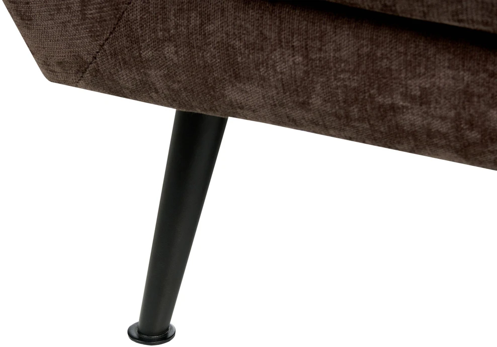 Beliani 2 vietų sofa EIBY tamsiai ruda