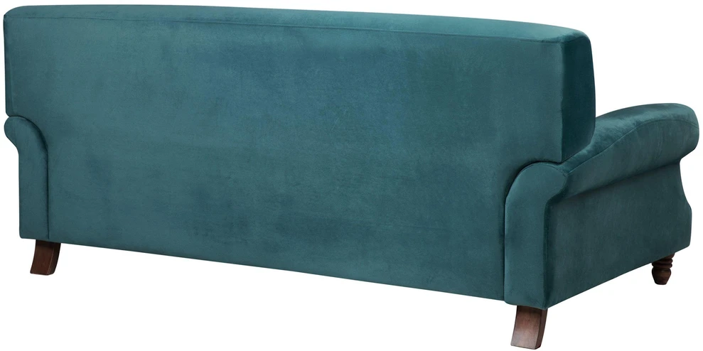 Beliani 2 vietų sofa EIKE veliūrinė, žydros spalvos