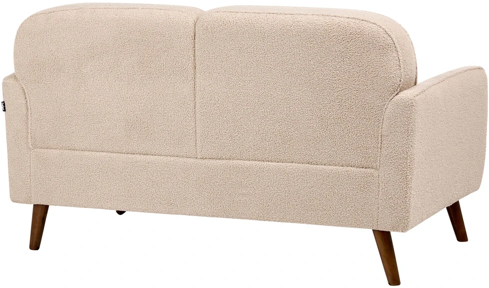 Beliani 2 vietų sofa ETTRUM, boucle, smėlio spalvos