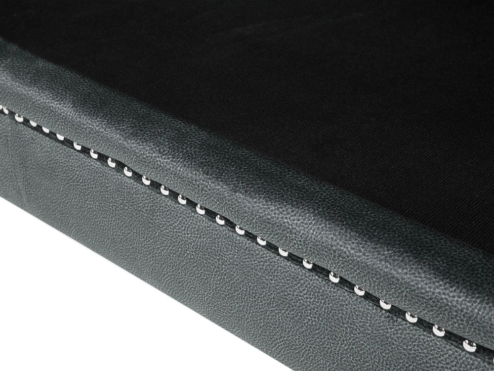 Beliani 2 vietų sofa GAULA, veliūrinė, pilka