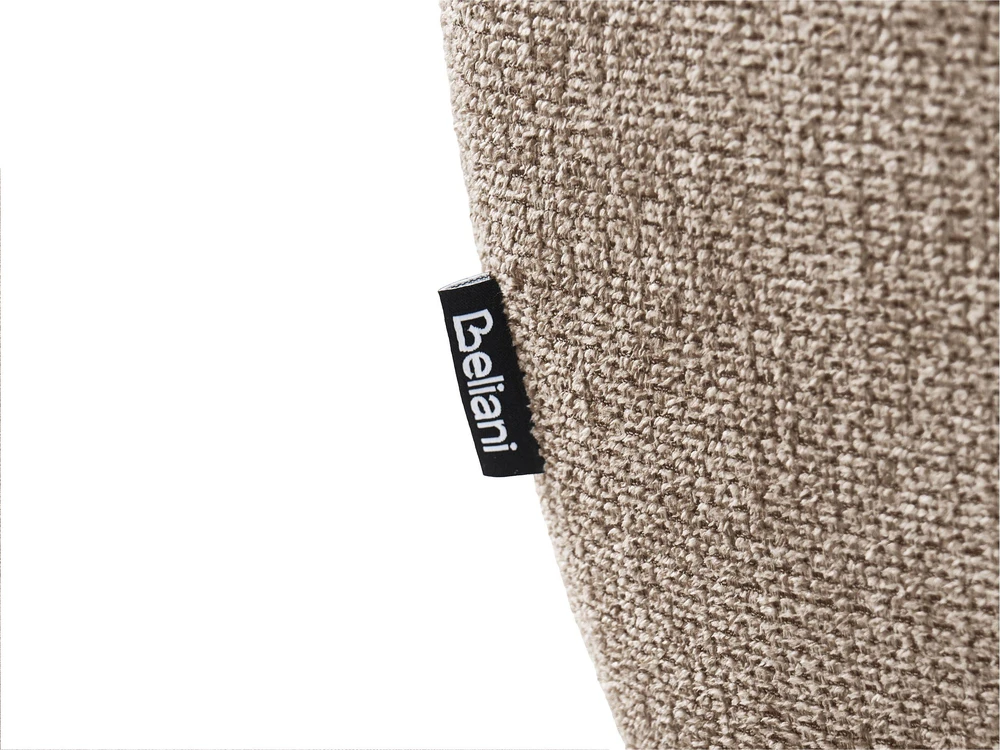 Beliani 2 vietų sofa HALBA smėlio pilkos spalvos