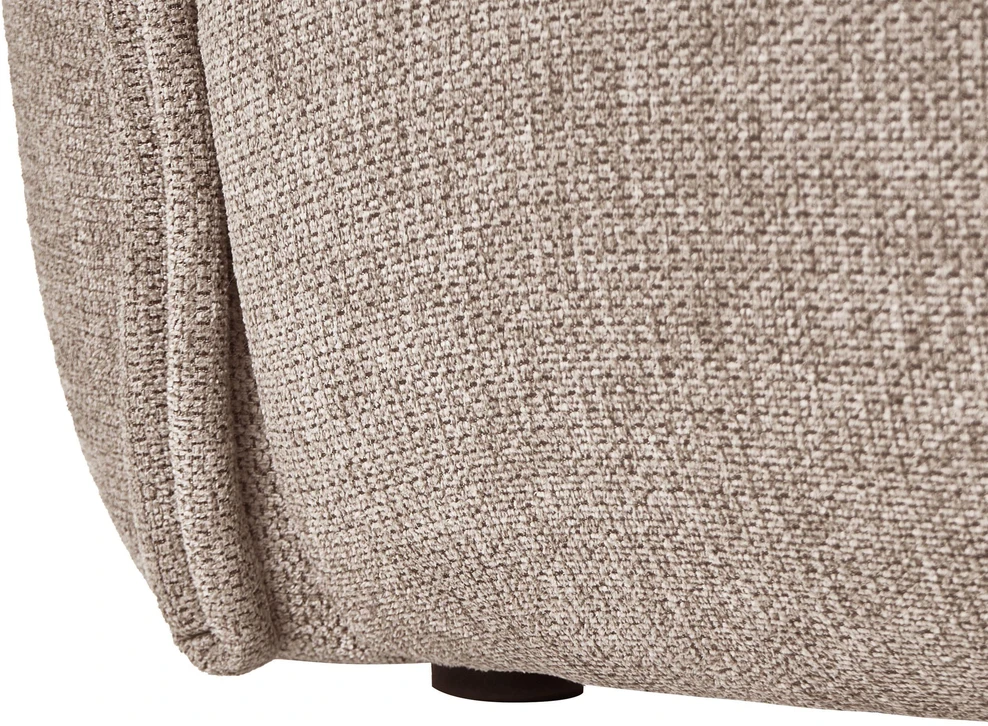 Beliani 2 vietų sofa HALBA smėlio pilkos spalvos